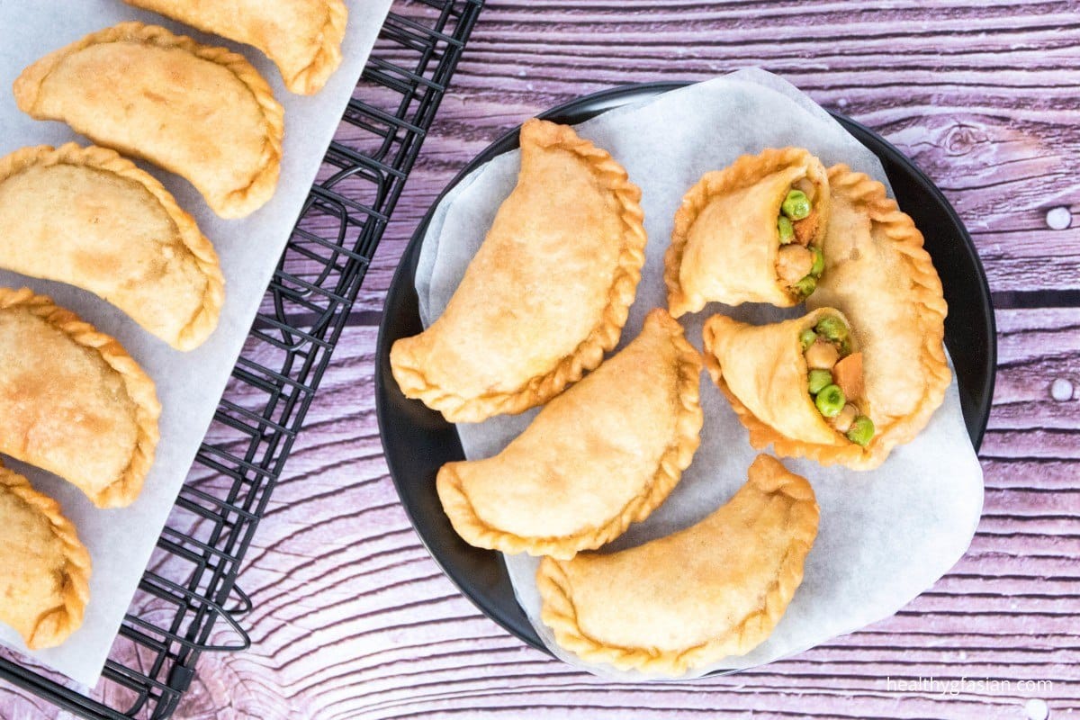 Vegan Curry Puffs (Karipap) Gluten Free