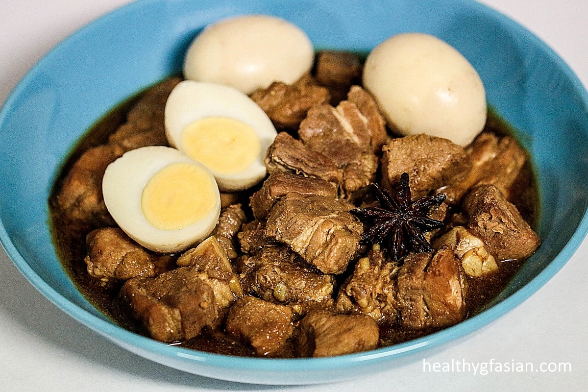 Braised Pork and Hard Boiled Eggs Gluten Free