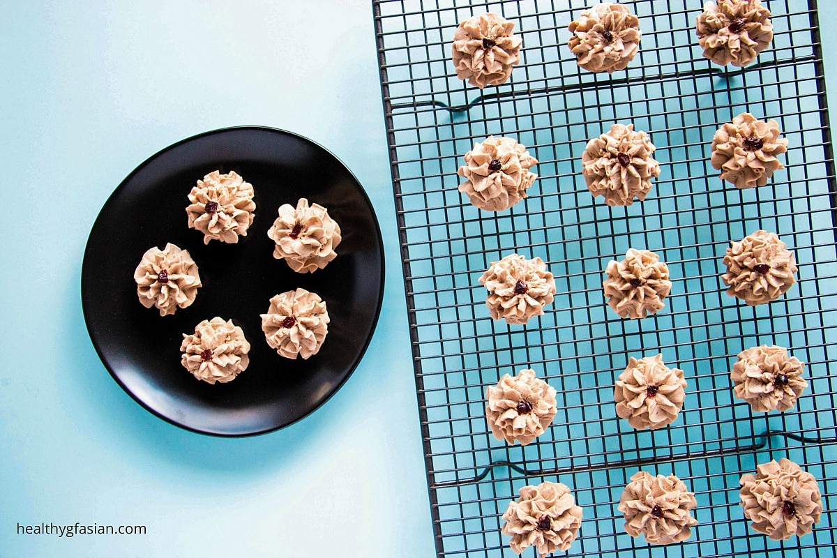 Cacao Dahlia Butter Cookies Gluten Free